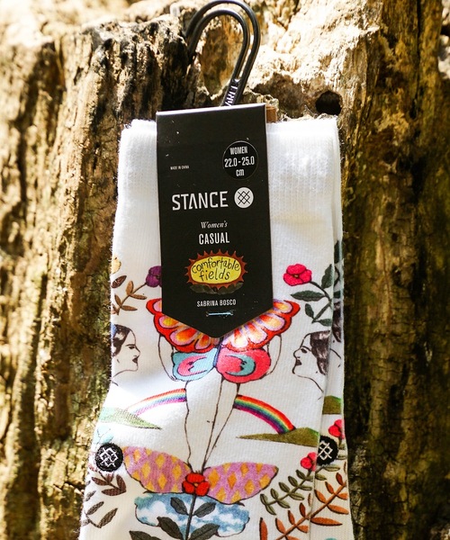 STANCE(スタンス)の「【STANCE/スタンス】THE GARDEN OF GROWTH SABRINA BOSCO(サブリナ・ボスコ)コラボモデル(ソックス/靴下・レディース・ホワイト・SMALL)」の7枚目の写真