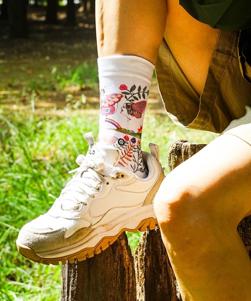 STANCE(スタンス)の「【STANCE/スタンス】THE GARDEN OF GROWTH SABRINA BOSCO(サブリナ・ボスコ)コラボモデル(ソックス/靴下・レディース・ホワイト・SMALL)」の14枚目の写真