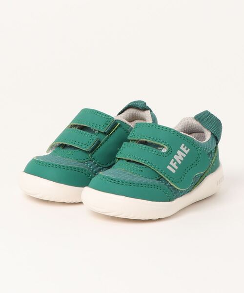 IFME(イフミー)の「《IFME》IFME ワンベルト 20-2804(スニーカー・キッズ・ベージュ/グリーン/オレンジ・14.5cm/14.0cm/13.0cm/15.0cm/12.0cm/13.5cm/12.5cm)」の1枚目の写真