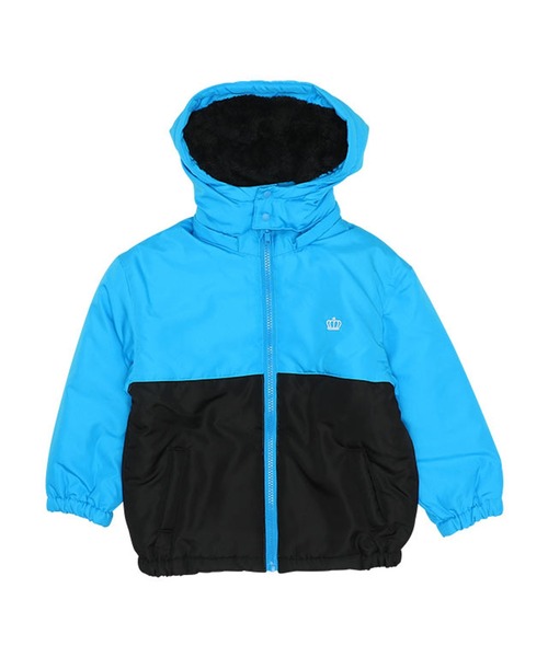 BABYDOLL（ベビードール）の「【撥水加工】親子お揃い 中綿ブルゾン 7173K（ダウンジャケット/コート・キッズ・チェリーピンク/イエロー/ライトグリーン系1/パープル/グリーン/サンドベージュ/ターコイズブルー/ベージュ/パープル系9/ブラウン/ブラック・120cm/100cm/140cm/110cm/130cm/150cm/90cm）」の7枚目の写真