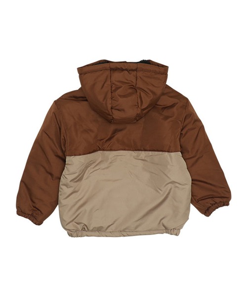 BABYDOLL（ベビードール）の「【撥水加工】親子お揃い 中綿ブルゾン 7173K（ダウンジャケット/コート・キッズ・チェリーピンク/イエロー/ライトグリーン系1/パープル/グリーン/サンドベージュ/ターコイズブルー/ベージュ/パープル系9/ブラウン/ブラック・120cm/100cm/140cm/110cm/130cm/150cm/90cm）」の15枚目の写真