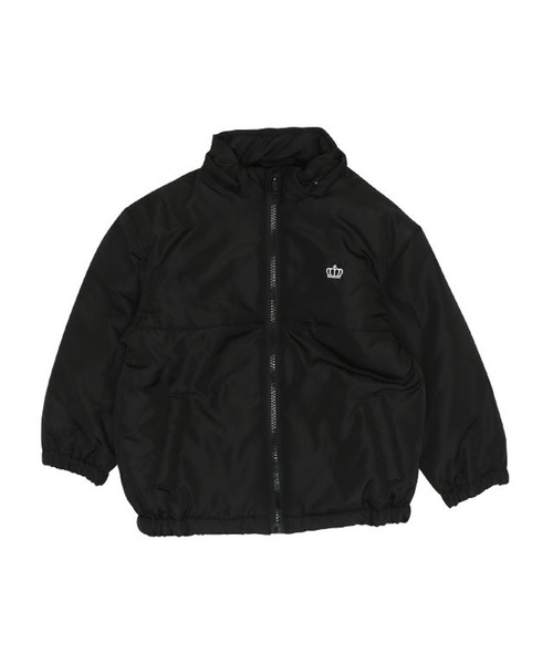 BABYDOLL（ベビードール）の「【撥水加工】親子お揃い 中綿ブルゾン 7173K（ダウンジャケット/コート・キッズ・チェリーピンク/イエロー/ライトグリーン系1/パープル/グリーン/サンドベージュ/ターコイズブルー/ベージュ/パープル系9/ブラウン/ブラック・120cm/100cm/140cm/110cm/130cm/150cm/90cm）」の12枚目の写真