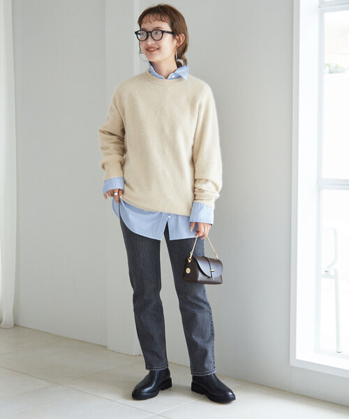 SLOBE IENA(スローブイエナ)の「【VICE VERSA/バイス ベルサ】ショルダーバッグ(ショルダーバッグ・レディース・ブラック/ブラウン/ベージュ・FREE)」の12枚目の写真