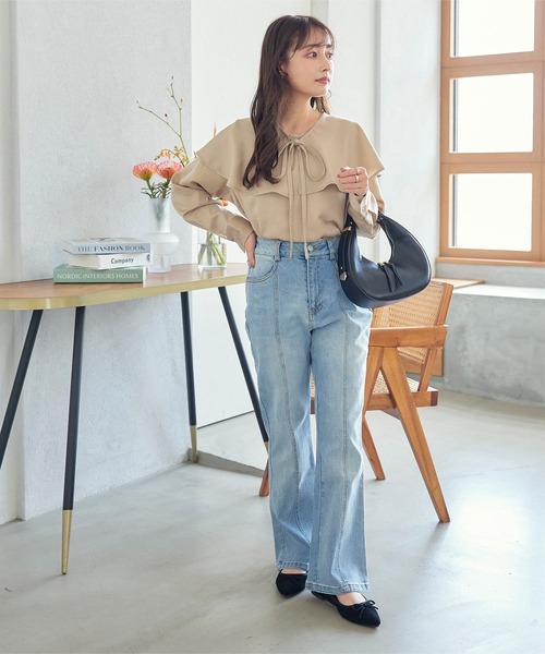 Petitle（プチレ）の「[ 低身長向けサイズ ] ハイウエスト