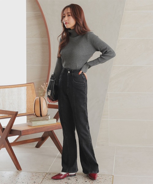 Aimeine ウエストセミフレアパンツ　Sサイズ Aimeine ウエストセミフレアパンツ Sサイズ ウエストセミフレア