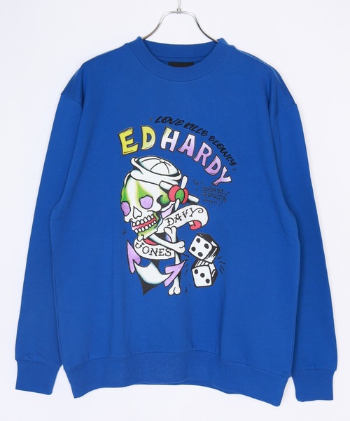 Ed Hardy(エドハーディー)の「Ed Hardy ビッグスウェットシャツ(スウェット・メンズ・ブラック系その他3/ブラック系その他/ブルー/ダークグリーン/イエロー系その他/ブラック系その他2/ブラック/イエロー/グリーン系その他3/グリーン系その他2/グリーン系その他/ブルー系その他・M/L)」の17枚目の写真
