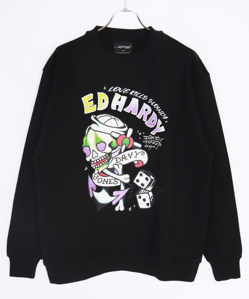 Ed Hardy(エドハーディー)の「Ed Hardy ビッグスウェットシャツ(スウェット・メンズ・ブラック系その他3/ブラック系その他/ブルー/ダークグリーン/イエロー系その他/ブラック系その他2/ブラック/イエロー/グリーン系その他3/グリーン系その他2/グリーン系その他/ブルー系その他・M/L)」の13枚目の写真