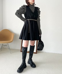 Heather | プリーツミニジャンスカ　157870(ワンピース)