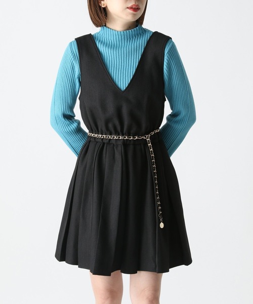 Heather（ヘザー）の「プリーツミニジャンスカ 157870（ワンピース