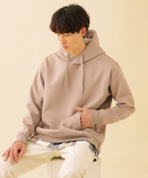 CB CRESTBRIDGE(シービークレストブリッジ)の「フェイクレイヤードプルオーバーパーカー(パーカー・メンズ・ベージュ系その他/ネイビー/オフホワイト/グリーン系その他・L/M)」の3枚目の写真