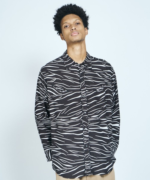 Printed Dress Westren Shirt ウエスタンシャツ アニマル柄 シャツ ブラウス Rooptokyo ループトウキョウ のファッション通販 Zozotown
