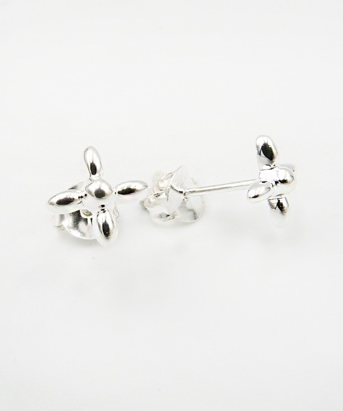 TONE SELECT GOODS（トーンセレクトグッズ）の「【925 SILVER ACC】クロスフラワーピアスSV9258(OG)（ピアス（両耳用）・レディース・シルバー/ゴールド・FREE）」の4枚目の写真