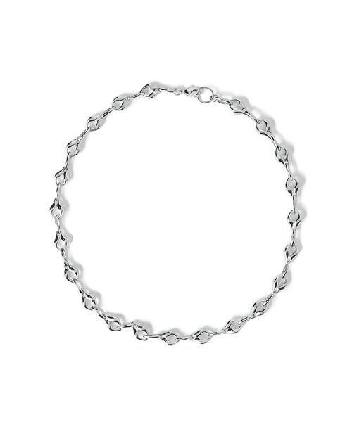 BEAMS HEART(ビームスハート)の「BEAMS HEART / 変形 ケーブルチェーン ネックレス(ネックレス・レディース・シルバー/ゴールド・ONE SIZE)」の3枚目の写真