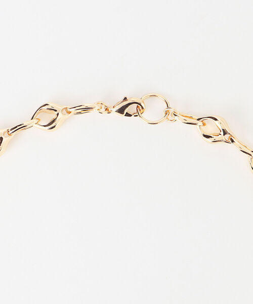BEAMS HEART(ビームスハート)の「BEAMS HEART / 変形 ケーブルチェーン ネックレス(ネックレス・レディース・シルバー/ゴールド・ONE SIZE)」の8枚目の写真