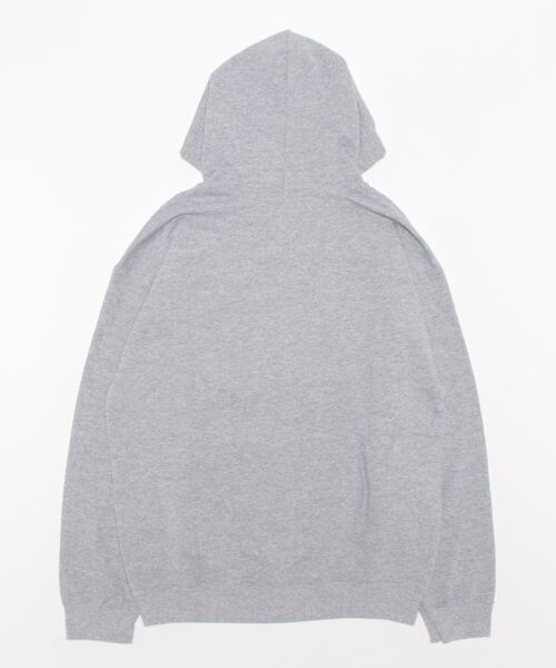 EMMA NOVEMBER (エマノーヴェンバー)の「Embroidery ヘビーブレンド フーディー(パーカー・メンズ・グレー/ブラック/ネイビー/ホワイト/サンドベージュ・1/3/2)」の6枚目の写真