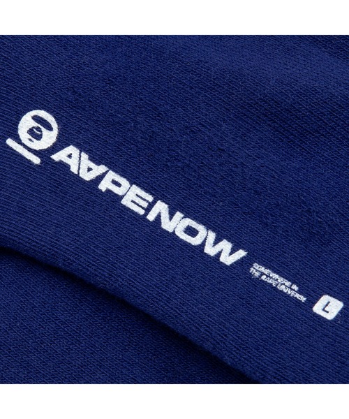 AAPE BY A BATHING APE（エーエイプバイアベイシングエイプ）の「AAPE NOW SOCKS L（ソックス/靴下・メンズ・ベージュ系その他7/アイボリー/グリーン系その他5/ブラック/パープル系その他4/グレー系その他3・SMALL/LARGE）」の21枚目の写真