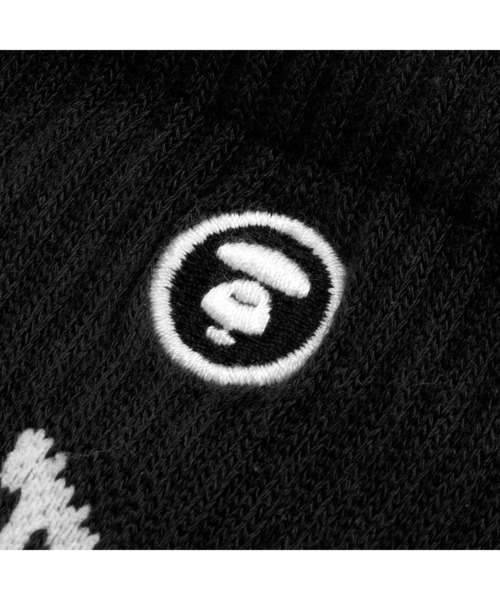 AAPE BY A BATHING APE（エーエイプバイアベイシングエイプ）の「AAPE NOW SOCKS L（ソックス/靴下・メンズ・ベージュ系その他7/アイボリー/グリーン系その他5/ブラック/パープル系その他4/グレー系その他3・SMALL/LARGE）」の7枚目の写真
