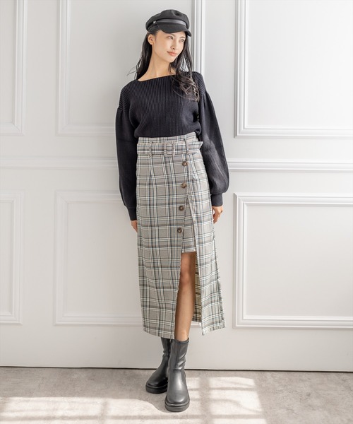 clear（クリア）の「ベルト付きキャスケット/帽子（キャスケット・レディース・ブラック/キャメル・F）」の9枚目の写真