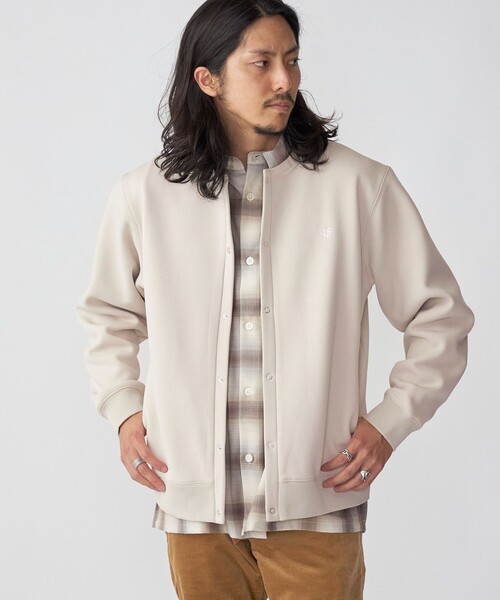 SHIPS(シップス)の「*SHIPS: ワンポイント ロゴ 梨地 ボンディング フリース クルーネック スナップ カーディガン(カーディガン/ボレロ・メンズ・ブラック/グレー/ベージュ・SMALL/MEDIUM/LARGE/X-LARGE)」の19枚目の写真