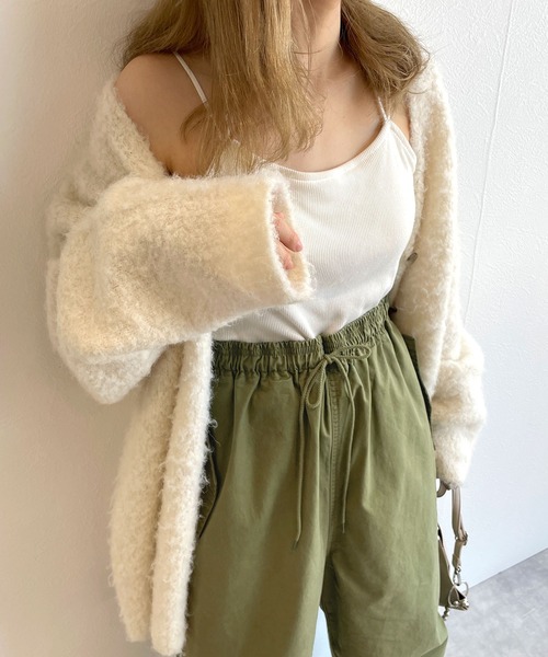 w closet（ダブルクローゼット）の「イージーパラシュートパンツ（その他パンツ・レディース・ホワイト/ピンク/カーキ/ブラウン/ブラック/ライトカーキ・FREE）」の10枚目の写真