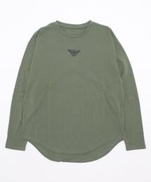 GENXDER（ノンジェンダー）の「【genxder】ユニセックス　オリジナルクラゲプリント　蝶々刺繍　肩紐付き　ロングTシャツ（Tシャツ/カットソー）」