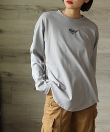 GENXDER（ノンジェンダー）の「【genxder】ユニセックス　オリジナルクラゲプリント　蝶々刺繍　肩紐付き　ロングTシャツ（Tシャツ/カットソー）」