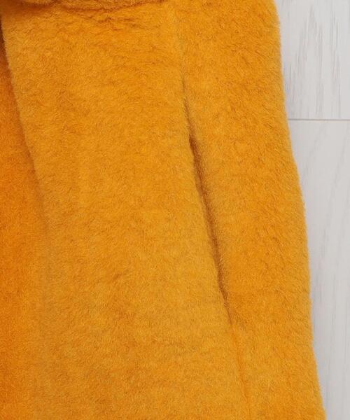 H　BEAUTY&YOUTH UNITED ARROWS（エイチビューティーアンドユースユナイテッドアローズ）の「＜H＞BOA CROPPED COAT/アウター（その他アウター・レディース・イエロー/コバルトブルー・S/M）」の10枚目の写真