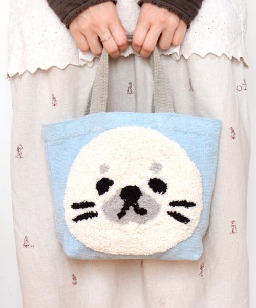 salle de bal(サルデバル)の「バッグ ランチバッグ ぽこもこ アニマル pokomoko animal TCI(トートバッグ・レディース・その他10/その他7/その他1/その他3/その他2/その他5/その他4/その他6/その他9/その他8・FREE)」の6枚目の写真