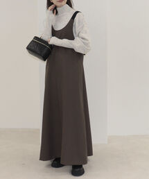 fredy emue | ウールライクフレアージャンスカ(ジャンパースカート)