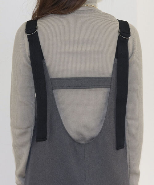 fredy emue(フレディエミュ)の「ウールライクフレアージャンスカ(ジャンパースカート・レディース・ブラウン/グレー・38)」の16枚目の写真