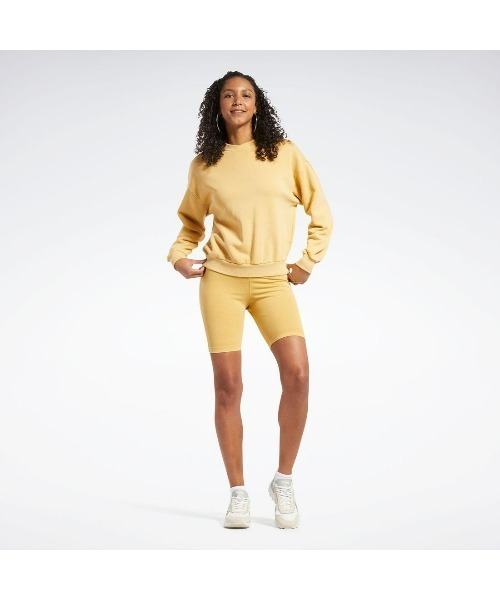 Reebok（リーボック）の「クラシックス ナチュラルダイ クルースウェット / CL ND FT CREW（ブライトオークル）（スウェット・レディース・ホワイト系その他/イエロー系その他・J/L/J/M/J/S/OT）」の7枚目の写真