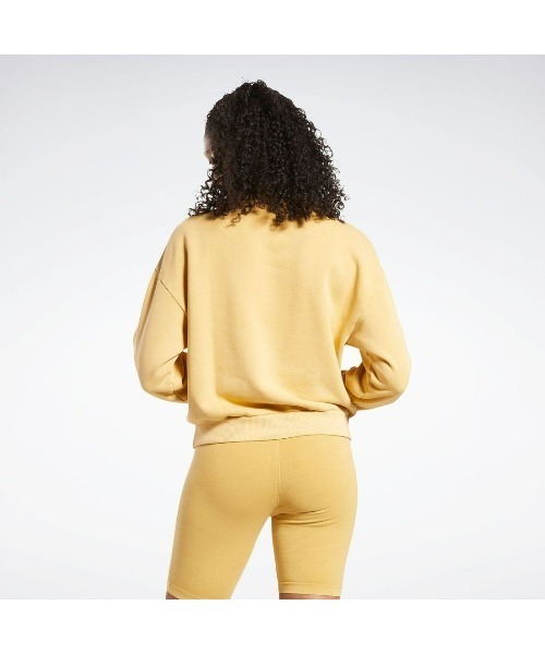 Reebok（リーボック）の「クラシックス ナチュラルダイ クルースウェット / CL ND FT CREW（ブライトオークル）（スウェット・レディース・ホワイト系その他/イエロー系その他・J/L/J/M/J/S/OT）」の8枚目の写真
