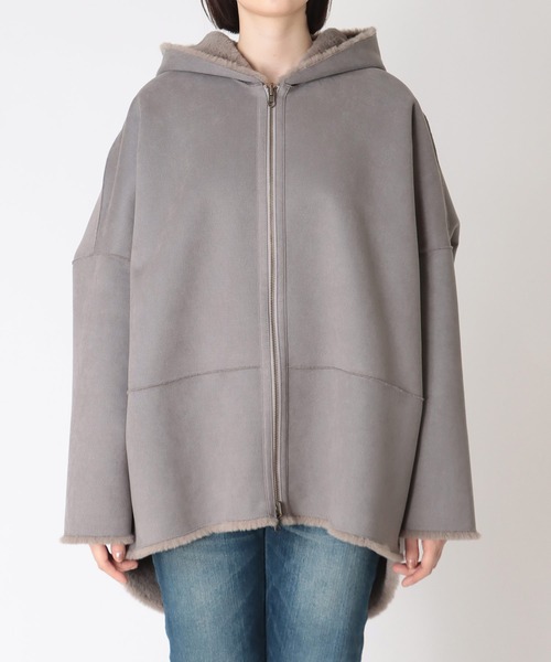 TITE IN THE STORE（ティテ　インザ　ストア）の「リバーシブルフェイクムートンコート（ムートンコート・レディース・キャメル/グレー・38）」の15枚目の写真