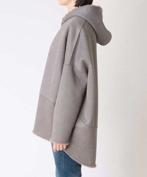 TITE IN THE STORE（ティテ　インザ　ストア）の「リバーシブルフェイクムートンコート（ムートンコート・レディース・キャメル/グレー・38）」の16枚目の写真