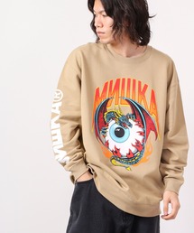 MISHKA 2022-23AW USA MISHKA グラフィック プルオーバースウェット