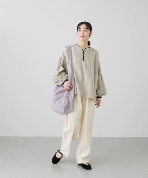 かぐれ（カグレ）の「コットンデニムイージーパンツ（デニム