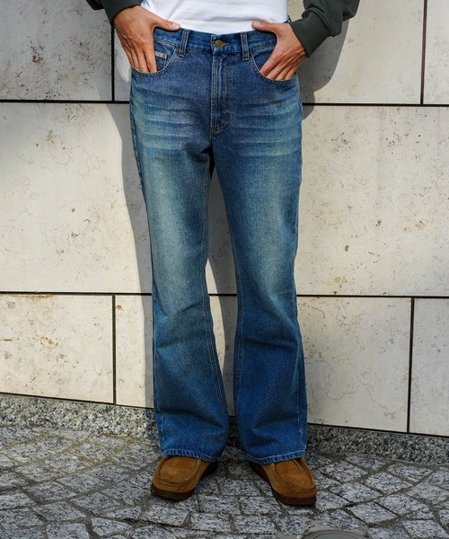 roial(ロイアル)の「DENIM/ROIAL(ロイアル)デニムパンツ(デニムパンツ・メンズ・ライトインディゴブルー/ワンウォッシュ/オフホワイト/チャコールグレー・30inch/32inch/34inch)」の4枚目の写真