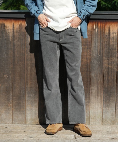 roial(ロイアル)の「DENIM/ROIAL(ロイアル)デニムパンツ(デニムパンツ・メンズ・ライトインディゴブルー/ワンウォッシュ/オフホワイト/チャコールグレー・30inch/32inch/34inch)」の3枚目の写真