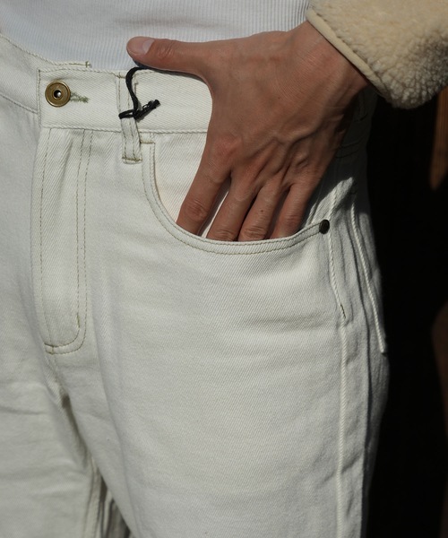 roial(ロイアル)の「DENIM/ROIAL(ロイアル)デニムパンツ(デニムパンツ・メンズ・ライトインディゴブルー/ワンウォッシュ/オフホワイト/チャコールグレー・30inch/32inch/34inch)」の7枚目の写真