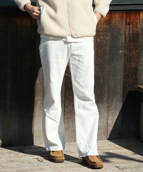 roial(ロイアル)の「DENIM/ROIAL(ロイアル)デニムパンツ(デニムパンツ・メンズ・ライトインディゴブルー/ワンウォッシュ/オフホワイト/チャコールグレー・30inch/32inch/34inch)」の6枚目の写真