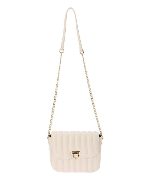 Te chichi（テチチ）の「キルティングミニショルダーバッグ（ハンドバッグ・レディース・オフホワイト/ブルー/ピンク・ﾌﾘ-）」の17枚目の写真