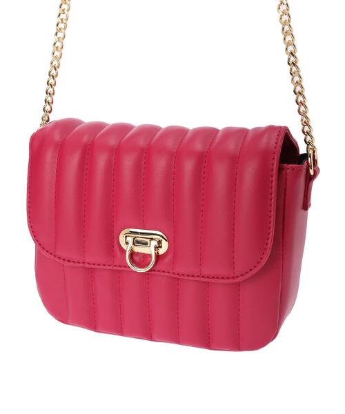 Te chichi（テチチ）の「キルティングミニショルダーバッグ（ハンドバッグ・レディース・オフホワイト/ブルー/ピンク・ﾌﾘ-）」の13枚目の写真