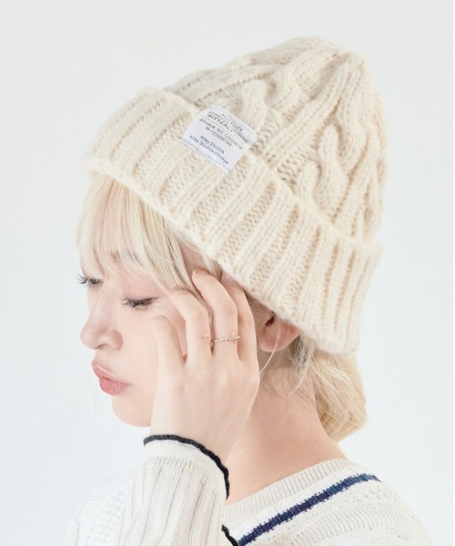 Loco Ocean（ロコオーシャン）の「ケーブル編み ニット帽 / ビーニー