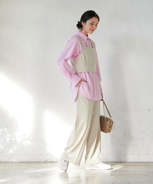 ＜1_OFMINE＞オーガニックコットン混シャツ