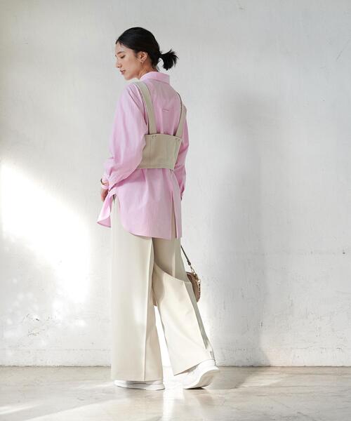 ＜1_OFMINE＞オーガニックコットン混シャツ