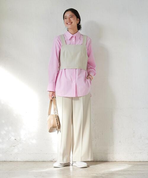 ＜1_OFMINE＞オーガニックコットン混シャツ