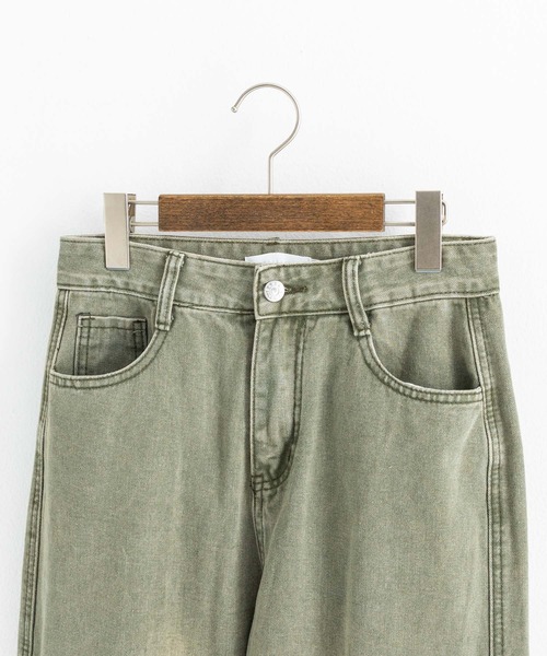 Ressaca(レサーカ)の「サイドポケット ワイドデニムカーゴパンツ ルーズストレート(カーゴパンツ・レディース・カーキ・S/M/L/XL)」の18枚目の写真