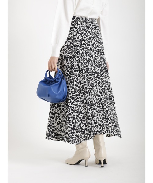 Te chichi（テチチ）の「単色花柄マーメイドロングスカート（スカート・レディース・ブラック/オフホワイト・ﾌﾘ-）」の10枚目の写真