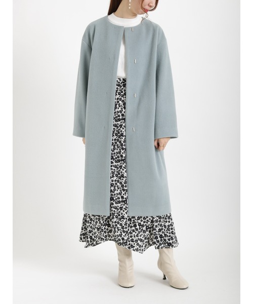 Te chichi（テチチ）の「単色花柄マーメイドロングスカート（スカート・レディース・ブラック/オフホワイト・ﾌﾘ-）」の5枚目の写真