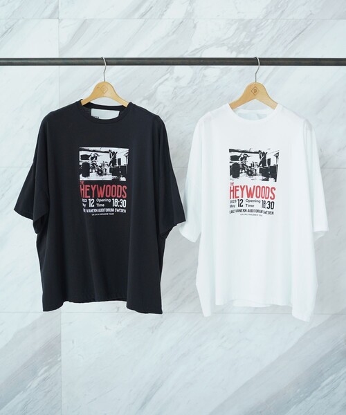TICCA(ティッカ)の「◆TICCA(ティッカ)THE HEYWOODS スクエアTシャツ(Tシャツ/カットソー・レディース・ブラック/ホワイト・00)」の3枚目の写真